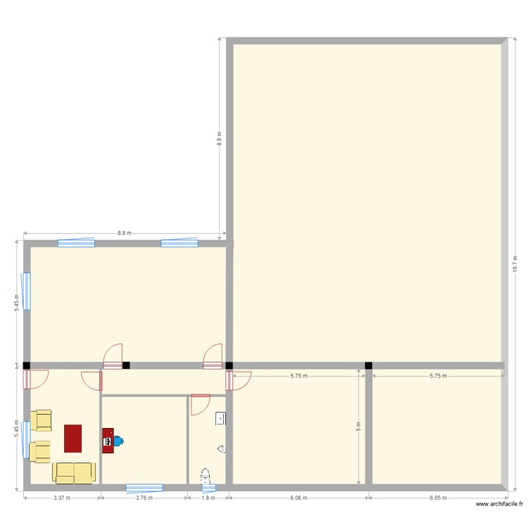 bureau ngagara q10. Floor plan with 0 room and 0 m2