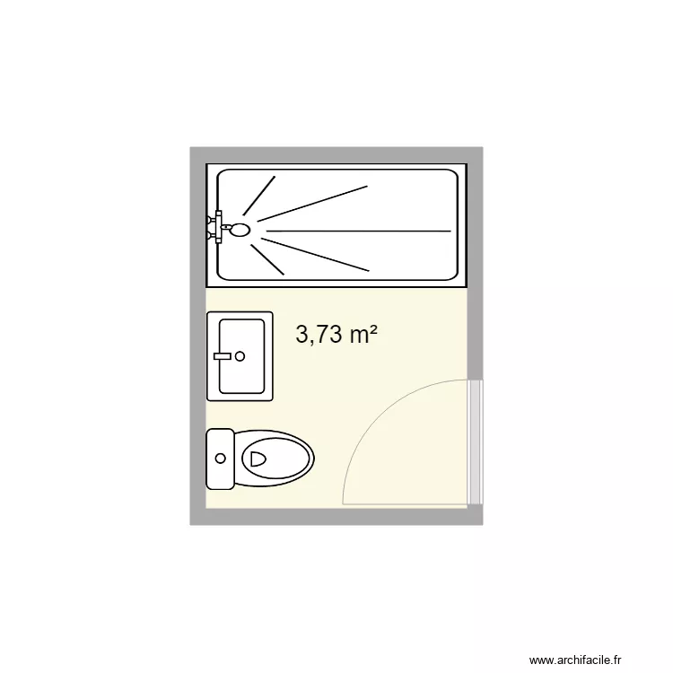 SALLE DE BAIN BOUDARD. Floor plan with SALLE DE BAIN BOUDARD. Floor plan with