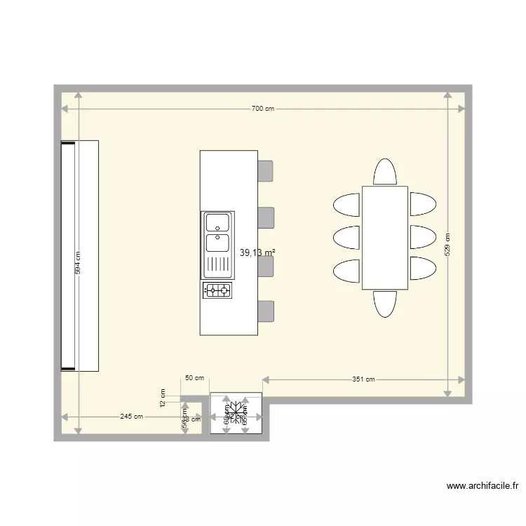 RTCK Kitchen. Floor plan with RTCK Kitchen. Floor plan with
