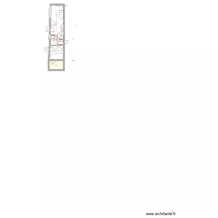 Qta Pequena Studio 2 et guest room 2. Floor plan with 