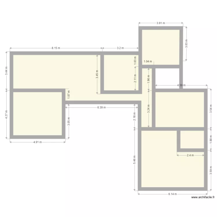 fouille rucamazi juillet20. Floor plan with 