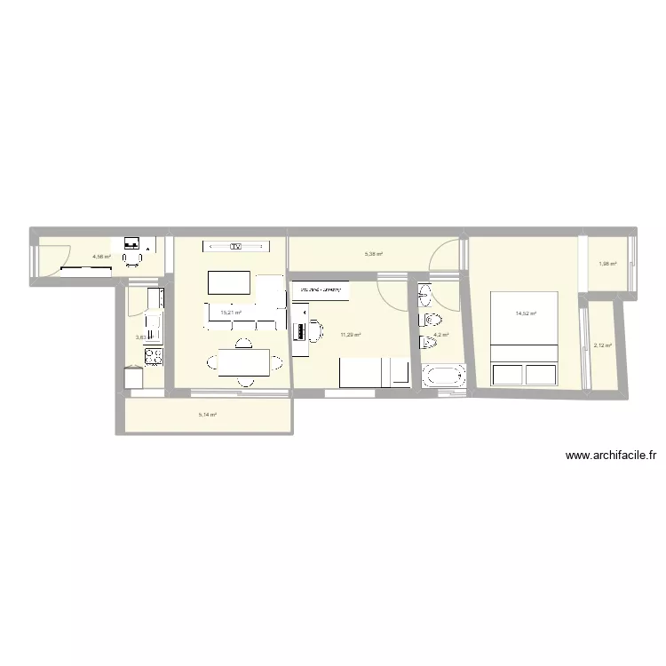 Donado1. Floor plan with 