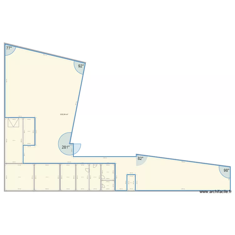 Granja terreno com casas 2021. Floor plan with 