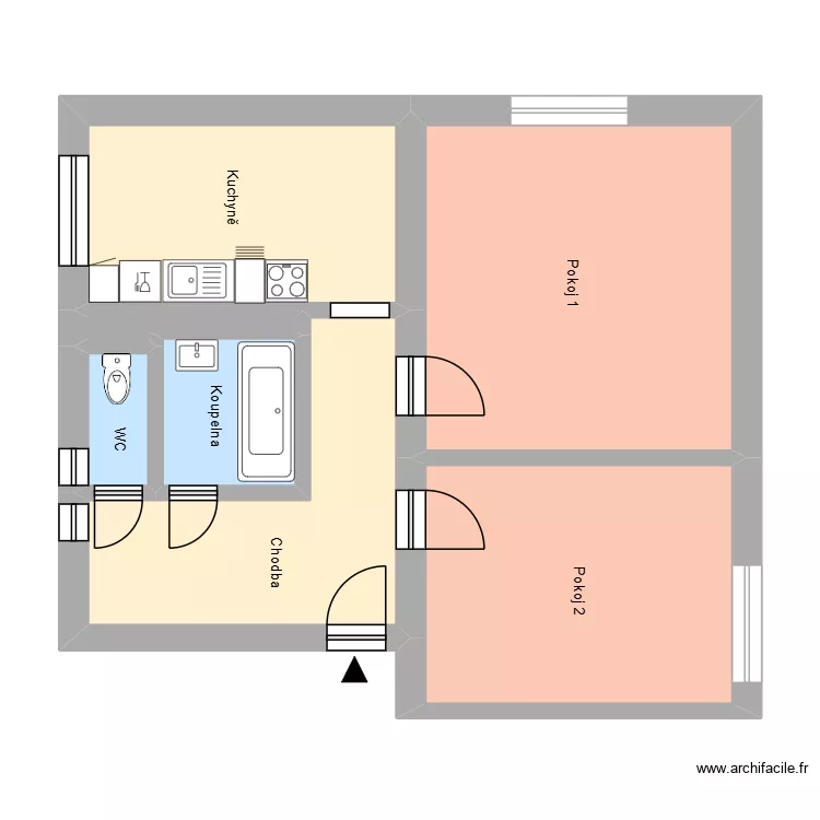 Hybešova 156 byt 7. Floor plan with 11 Rooms and 180 m² Hybešova 156 byt 7. Floor plan with 11 Rooms and 180 m²