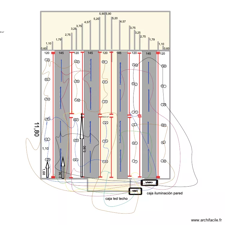 sala arriba 7. Floor plan with 