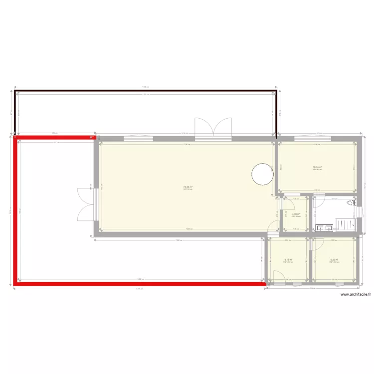 moulin 4. Floor plan with 
