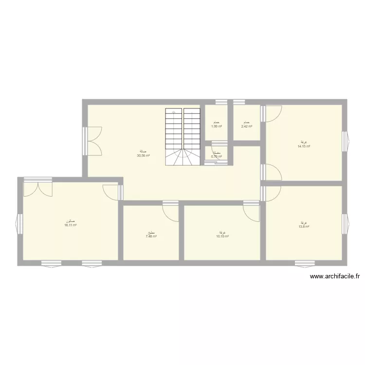 plan 1 ed heseen. Floor plan with 