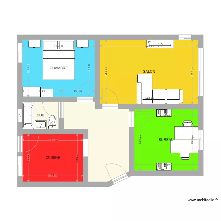BOBO 2. Floor plan with BOBO 2. Floor plan with