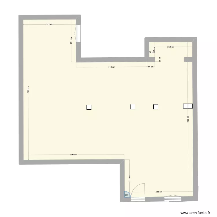 castello 44 . Floor plan with 