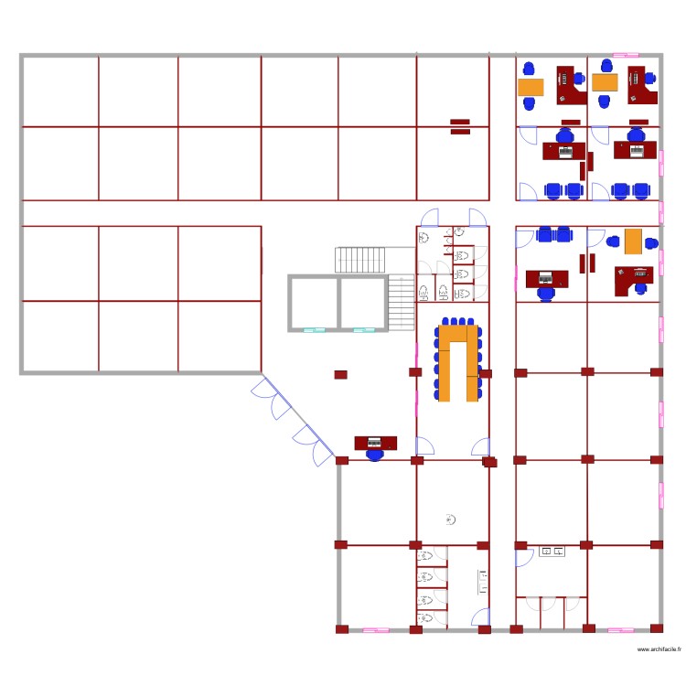 vue en plan v1. Floor plan with 0 room and 0 m2