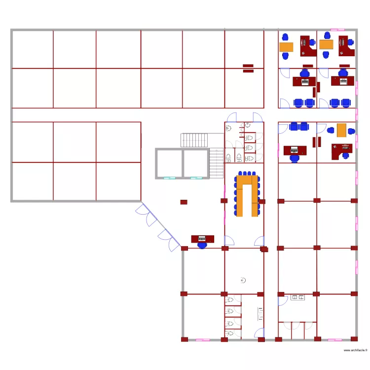vue en plan v1. Floor plan with 