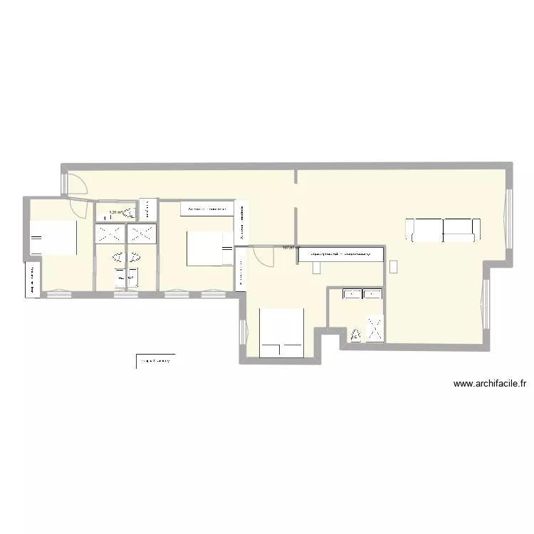 lagasca 27 3e 5. Floor plan with 