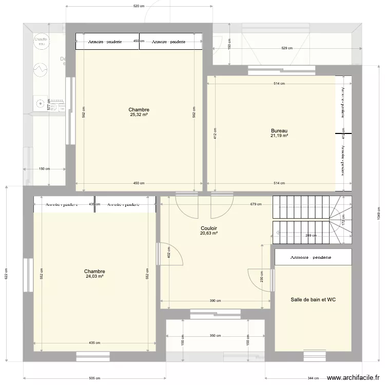 PLAN KOSSHY 4. Floor plan with 