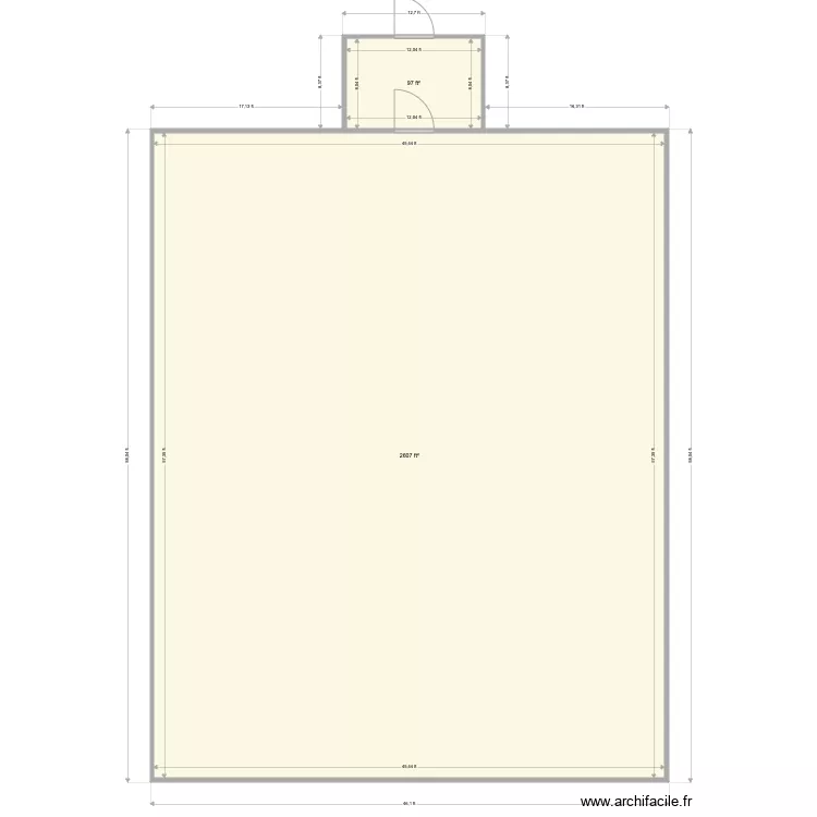 Rec with Ante. Floor plan with 