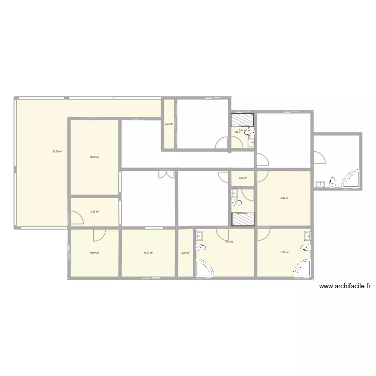 perucho. Floor plan with 12 Rooms and 130 m² perucho. Floor plan with 12 Rooms and 130 m²