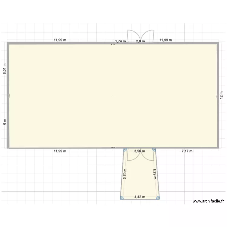 123. Floor plan with 1 room and 11013 m²