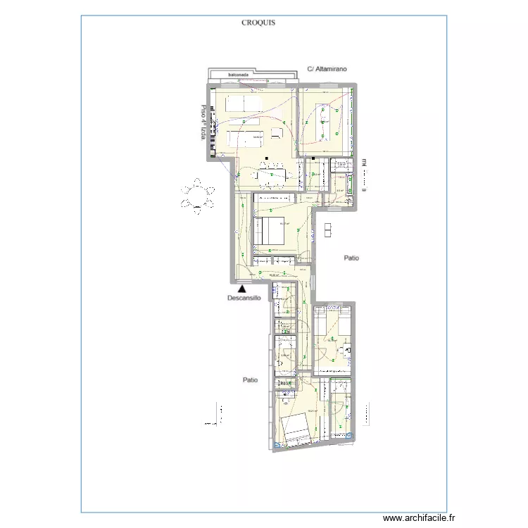 Altamirano 37 5.0 ILUMINACION. Floor plan with 