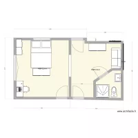Chambre Salon Eliaz vide