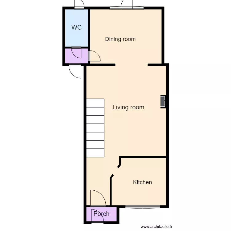Plan 13. Floor plan with 