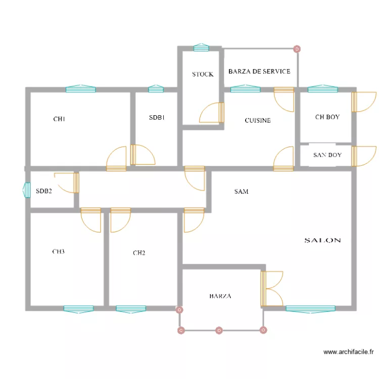 MELINOCARAMA. Floor plan with 