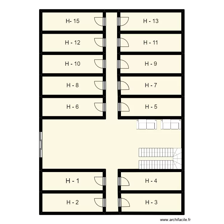 Residencial 2. Floor plan with 