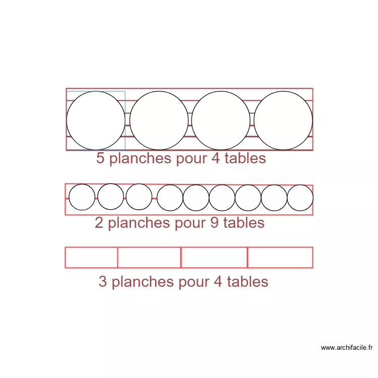 table 3eme etage. Floor plan with 