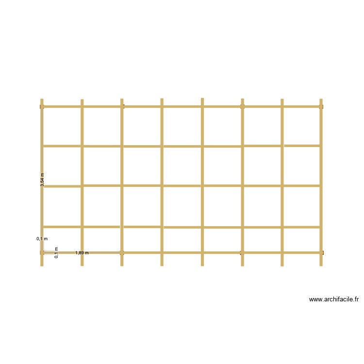 pergola. Floor plan with 0 room and 0 m2