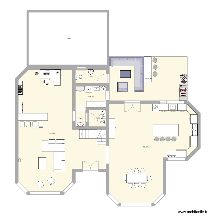 Casa Nuestra. Floor plan with 0 room and 0 m2 Casa Nuestra. Floor plan with 0 room and 0 m2