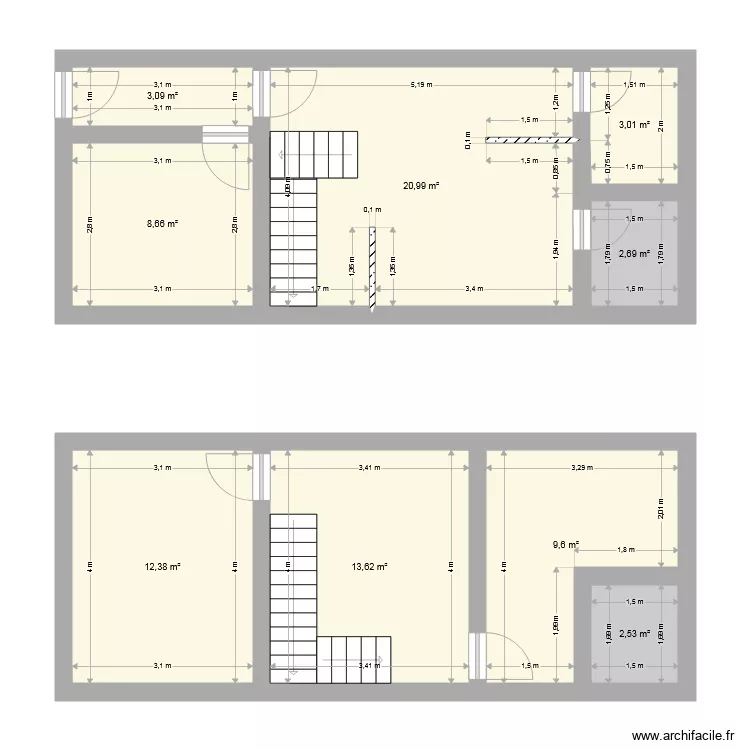 50m1h. Floor plan with 50m1h. Floor plan with