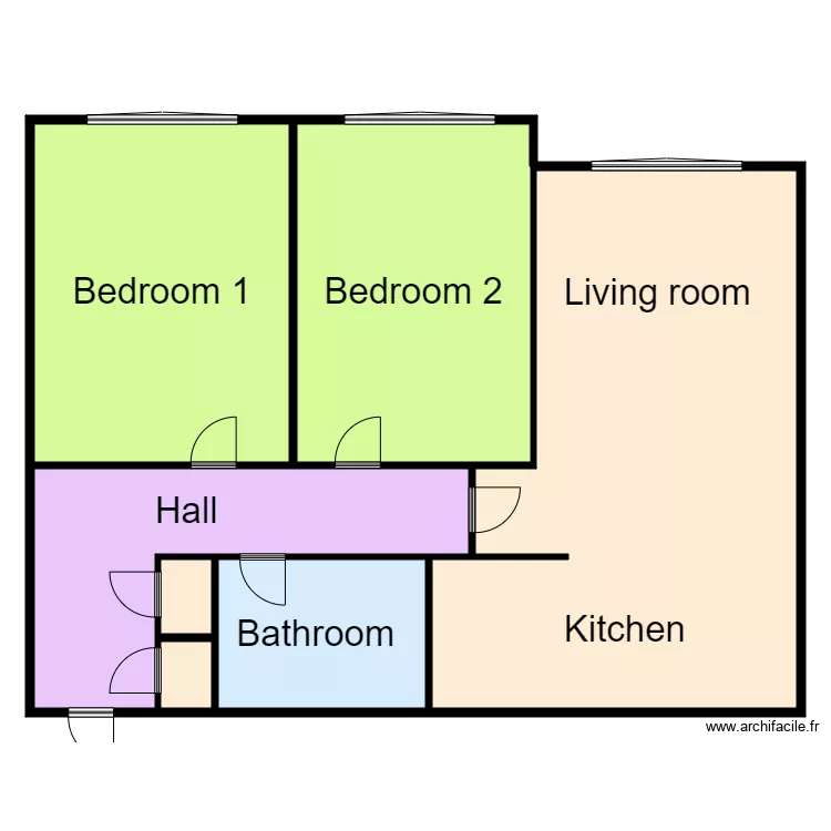 Plan 7. Floor plan with 