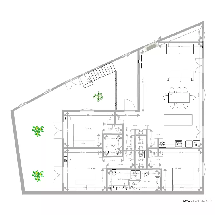 Gambins 1. Floor plan with Gambins 1. Floor plan with