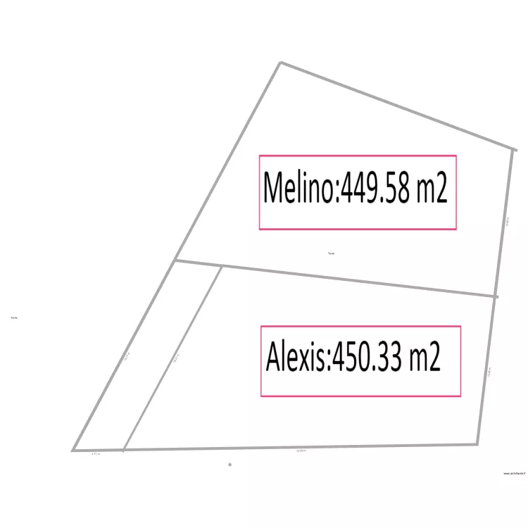 attributions. Floor plan with 