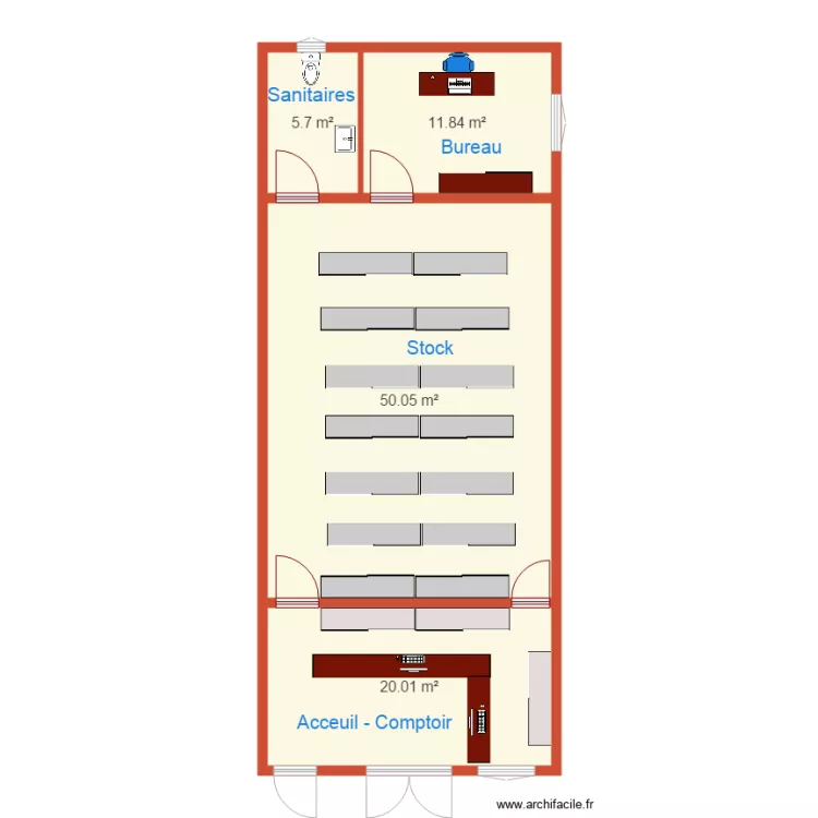 saint raphael2. Floor plan with 