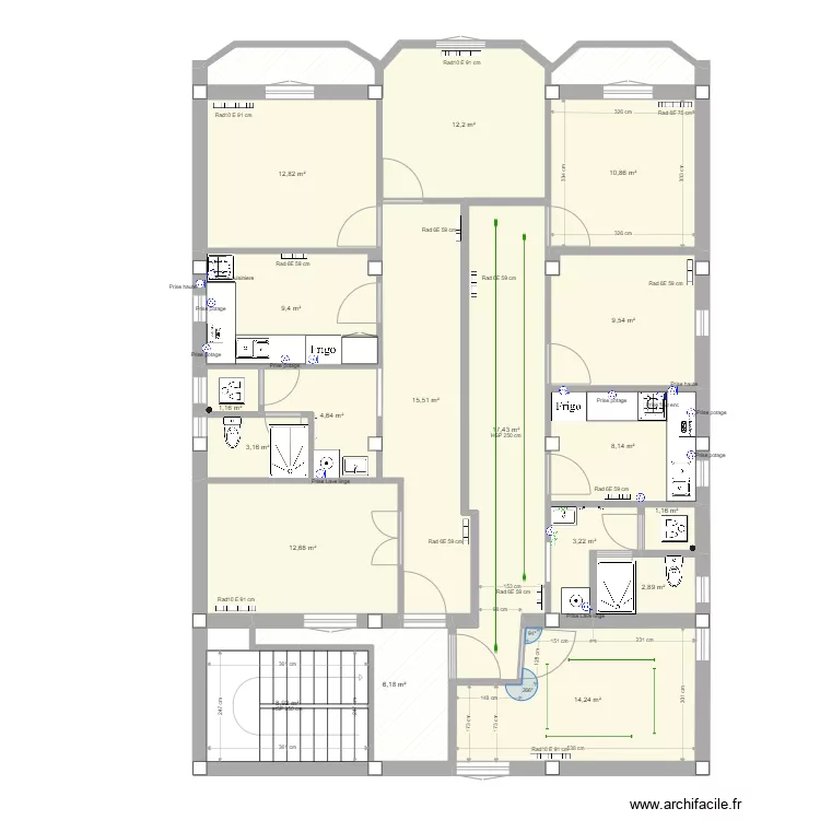 Boulainine Imad. Floor plan with 