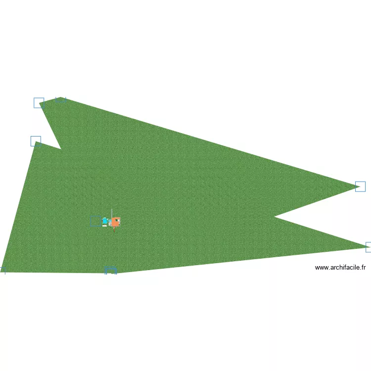 French. Floor plan with 