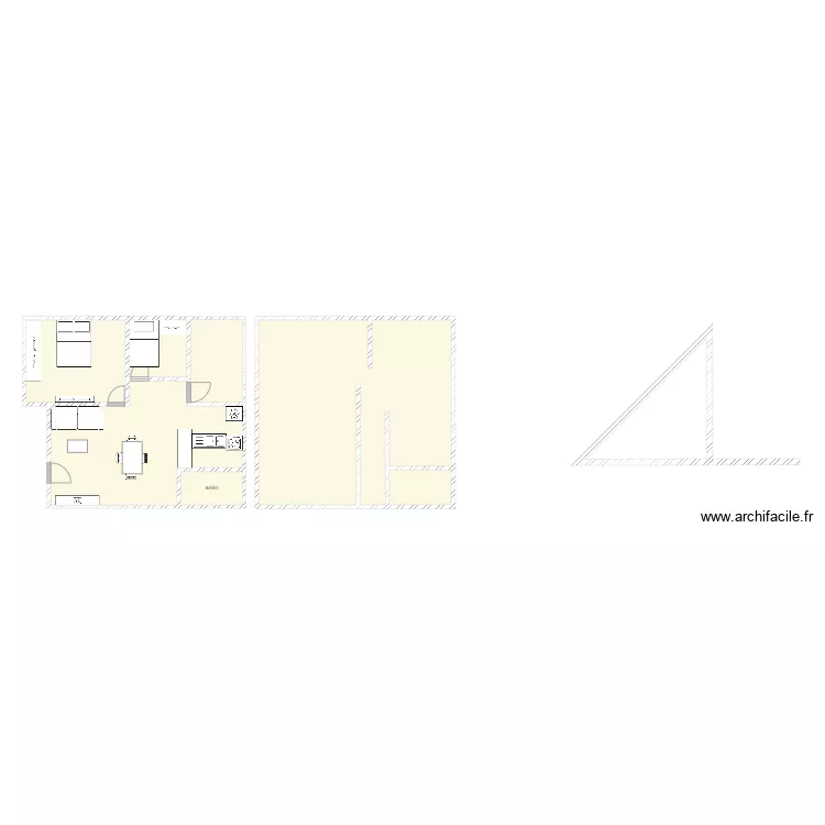 casa 3. Floor plan with 