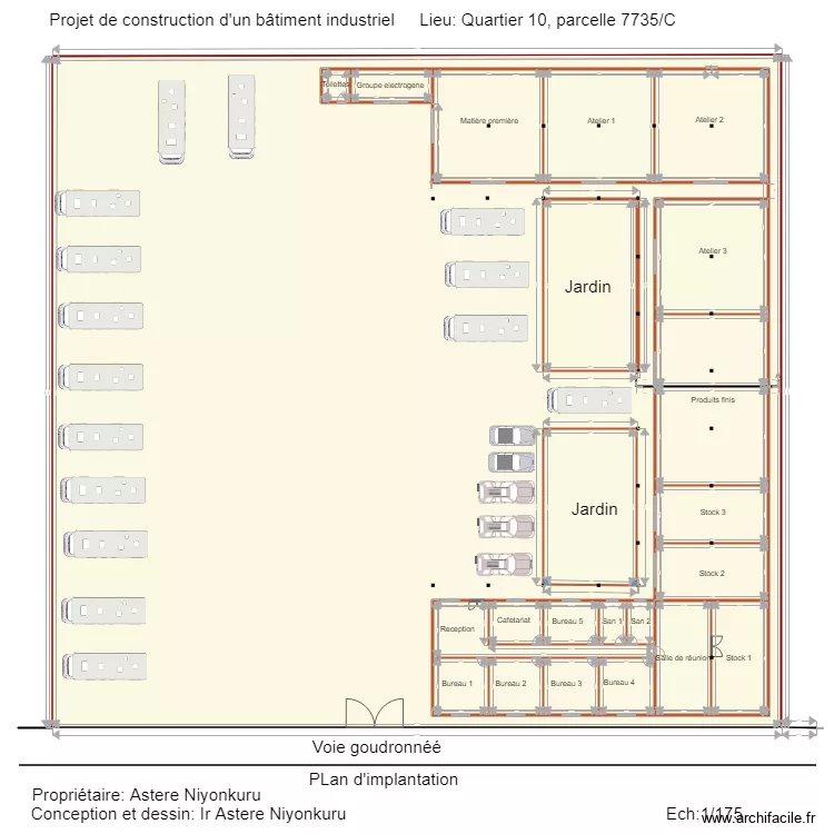 hangars q10 v3. Floor plan with 