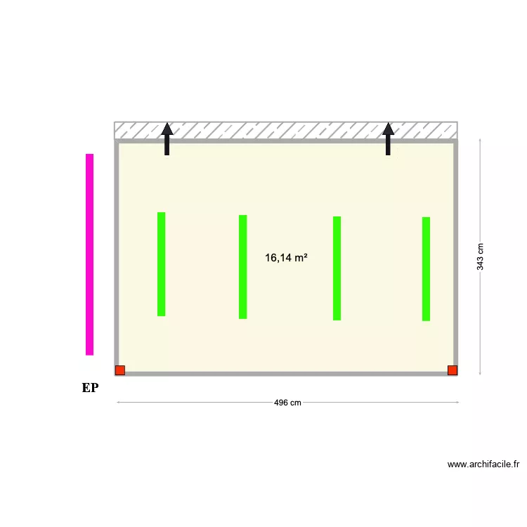 Eric Simonin. Floor plan with 