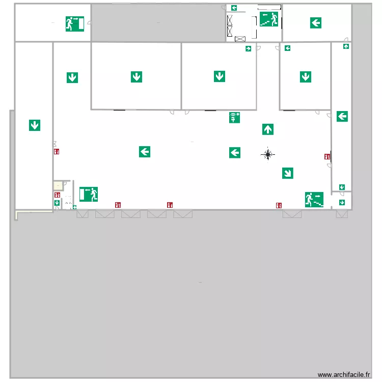 Diagrama. Floor plan with 