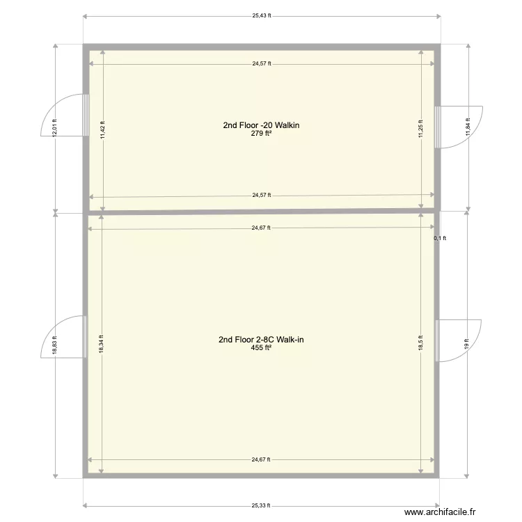 Cygnus 2nd floor. Floor plan with 