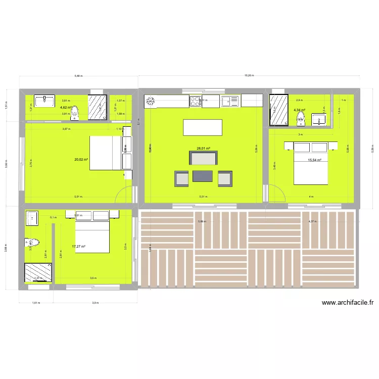 casita ++++. Floor plan with casita ++++. Floor plan with