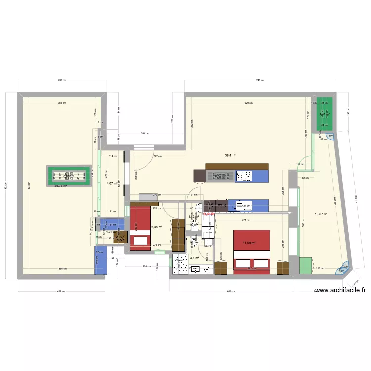 Capitole6. Floor plan with Capitole6. Floor plan with