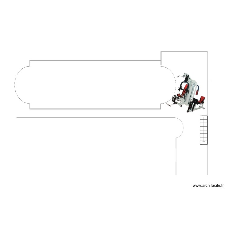 fitness. Floor plan with 0 room and 0 m2