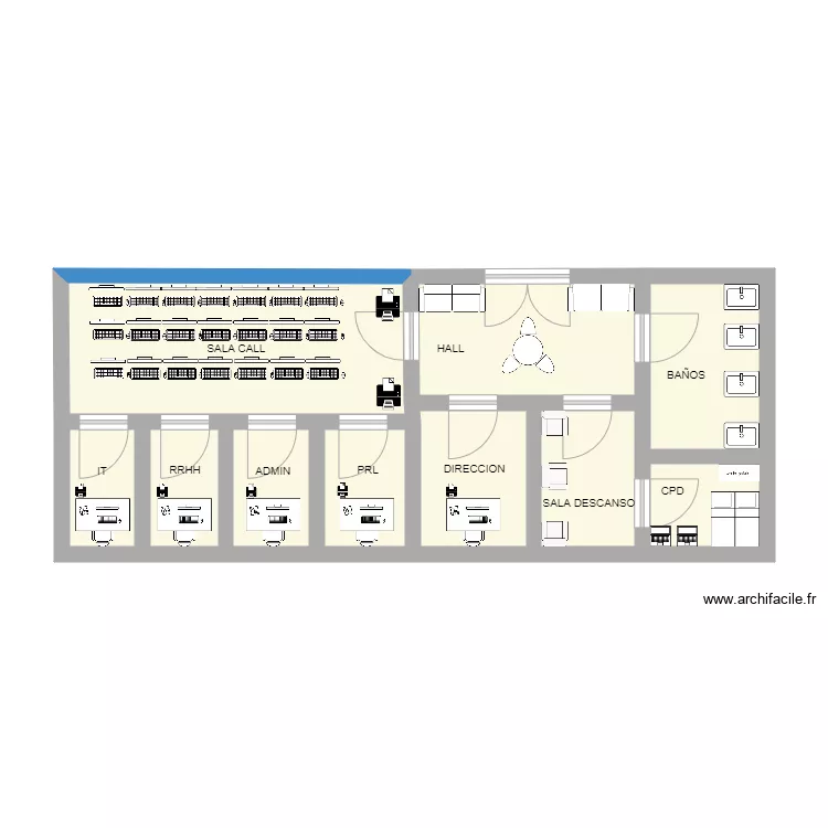 PLANO. Floor plan with 