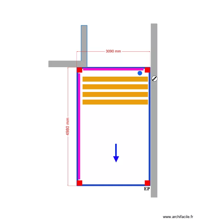 LUIS MIGUEL. Floor plan with LUIS MIGUEL. Floor plan with
