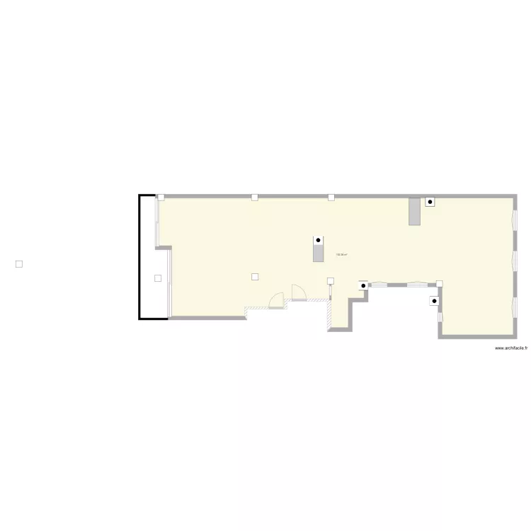 Irun 7 bruto. Floor plan with 