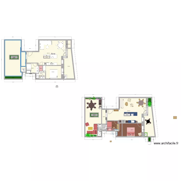 Capitole6. Floor plan with 