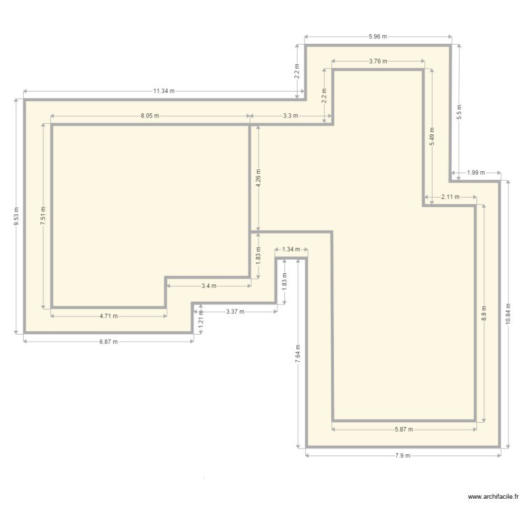 toiture tuiles. Floor plan with 0 room and 0 m2
