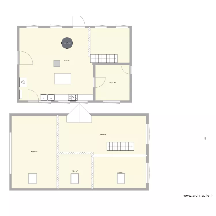 Floor plan 1. Floor plan with 