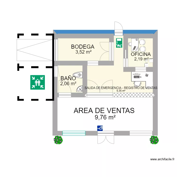01q. Floor plan with 